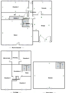 Maison à vendre 9 pièces BEAULIEU LES LOCHES (37)