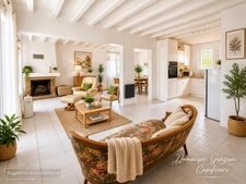 Maison plain-pied 90 m²+pièce 25M2 en rez de jardin – Terrain 2400 m² – Piscine – Sous-sol complet – Vue dégagée – Aurec-sur-Loire