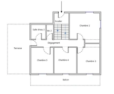 A VENDRE opportunité rare Magnifique Villa de caractère en pierres de taille de 7 pièces sur terrain arboré de 2500m2  au pied de la plage de Portigliolo, à BELVEDERE CAMPOMORO (20)