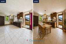 Ensemble immobilier de caractère : maison en pierre + grange