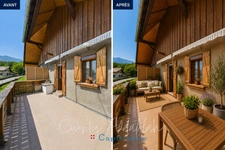 Ensemble immobilier de caractère : maison en pierre + grange