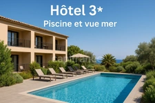 À vendre – Ensemble immobilier avec vue mer : Hôtel 3* et 2 batiments - proche de L'ILE ROUSSE (20)