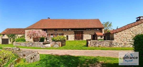 🌿 Lieu rare : maison de caractère en pierre proche du Lac du Rousset 71 – potentiel gîte