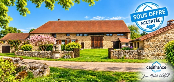 🌿 Lieu rare : maison de caractère en pierre proche du Lac du Rousset 71 – potentiel gîte