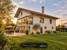 Dpt Gers (32) – À vendre BARCELONNE-DU-GERS – Maison P6 de 156 m² habitables + grand sous-sol et garage de 106 m² sur 3 560 m² de terrain