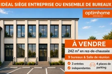 Siege d'entreprise . 9 Bureaux . Salle de Reunion . Espace pause . Accueil . Parkings . Hyper centre . REDON