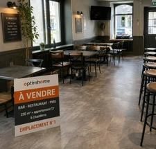 Fonds de commerce - Bar – Restaurant – PMU avec Licence IV au cœur d'une ville dynamique – Fort potentiel de développement - Proche de VANNES (56)