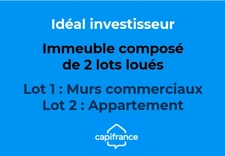 Immeuble composé d'un commerce et d'un appartement à vendre TROARN (14)