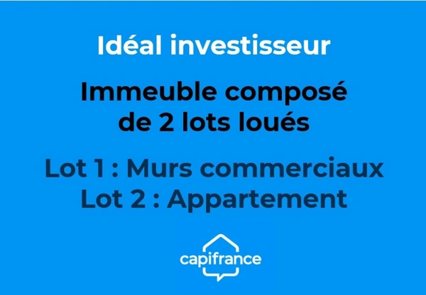 Immeuble composé d'un commerce et d'un appartement à vendre TROARN (14)