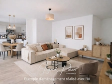 Apt T3 de 65m2 + TERRASSE de 58M2 - PARKING - DERNIER ETAGE - COEUR DE VILLE de BEZONS (95)