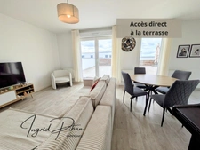 Apt T3 de 65m2 + TERRASSE de 58M2 - PARKING - DERNIER ETAGE - COEUR DE VILLE de BEZONS (95)