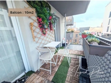 Apt T3 BIS - 72m2 + BALCON + PARKING - COEUR DE VILLE - BEZONS (95)