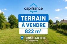 Terrain à vendre  BRISSARTHE (49) 820 M² 