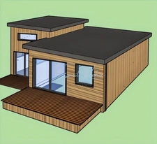 Maison ossature bois – Fort potentiel locatif et évolutif – Centre de Riec-sur-Bélon