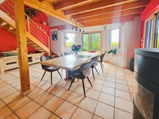 Saint-Aignan (Guerlédan) - Grande maison familiale ossature bois, vie plain-pied, jardin 2400m2, campagne au calme! Rare!!