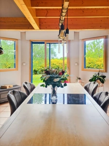 Saint-Aignan (Guerlédan) - Grande maison familiale ossature bois, vie plain-pied, jardin 2400m2, campagne au calme! Rare!!