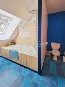 Saint-Aignan (Guerlédan) - Grande maison familiale ossature bois, vie plain-pied, jardin 2400m2, campagne au calme! Rare!!