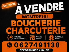 Fonds de commerce IMMEUBLE ENTIER BOUCHERIE + HABITATION  à vendre MONTREUIL (93)