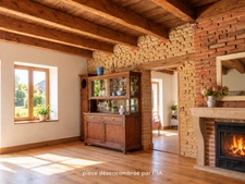 FERME A FINIR DE RESTAURER - 1 HECTARE - BOIS - CALME - GROS POTENTIEL.