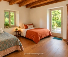 FERME A FINIR DE RESTAURER - 1 HECTARE - BOIS - CALME - GROS POTENTIEL.
