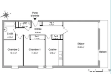 Dpt Marne (51), à louer EPERNAY Avenue de Champagne appartement T3 de 78 m² 