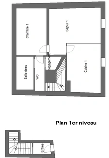 ALLAUCH VILLAGE – MAISON EN PIERRE À RÉNOVER - COMBLES et REZ DE CHAUSSEE AMÉNAGEABLES