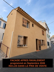 Maison de village à vendre à Allauch – 82 m² – 2 chambres – Façade et toiture rénovées