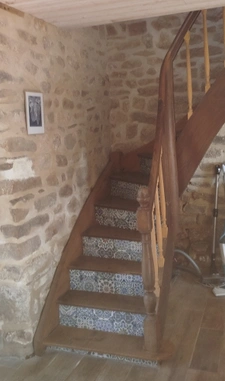 Longère rénovée en pierres très lumineuse, à vendre, 4 pièces  (22) au calme à la campagne avec grand terrain et dépendances