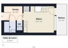 Appartement à vendre 3 pièces SAMOENS (74)
