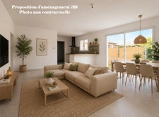 Maison moderne avec jardin – 4 pièces – 447 m² de terrain
