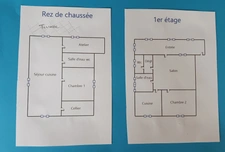 Dpt Yonne (89), à vendre TREIGNY maison 4 pièces sur deux niveaux parcelle de 980m² 