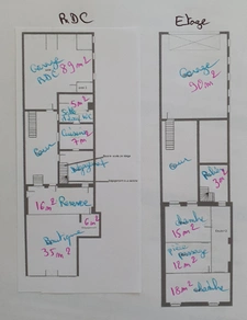 Dpt Yonne (89), à vendre BLENEAU  Garage 90m2 avec maison à rénover 6 pièces 130m2 