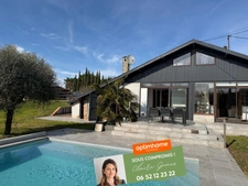 Maison de caractère à vendre 5 pièces 130m² avec Piscine - terrain arboré de 1467 m² CADOURS (31)  
