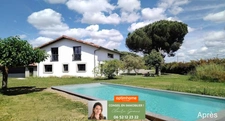 Rare - Maison T6 de 220 m² environ avec jardin arboré de 2 500 m² et piscine. LAUNAC (31)