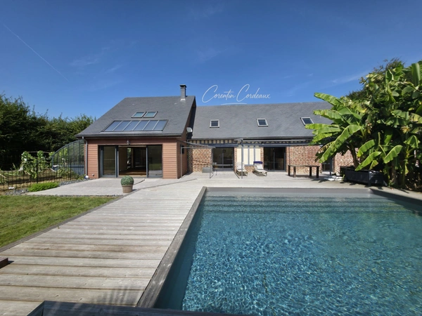 Propriété normande avec piscine et jacuzzi