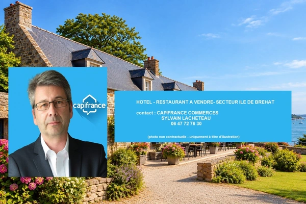 À VENDRE – HÔTEL-RESTAURANT AVEC VUE MER – SECTEUR PAIMPOL / ÎLE DE BRÉHAT