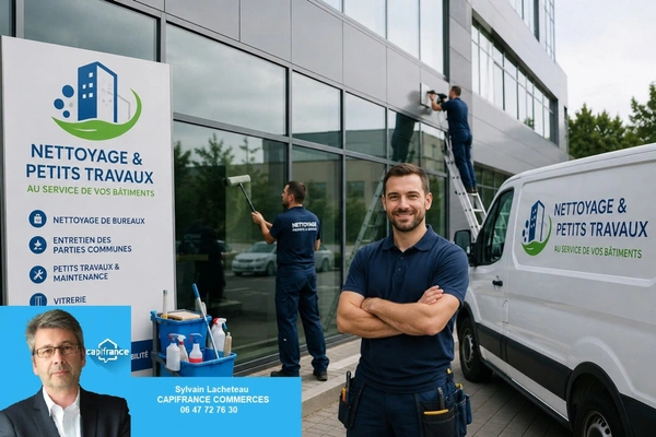 A VENDRE FONDS DE COMMERCE ENTREPRISE DE NETTOYAGE SECTEUR SAINT CAST LE GUILDO (22)
