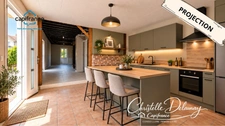 Maison de bourg lumineuse de 84 m² – Beau potentiel en plein centre de Villaines-la-Juhel