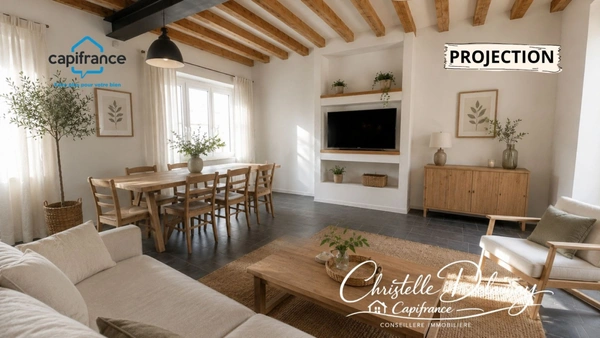 🔥 Coup de cœur – Maison de bourg rénovée, charme & esprit industriel