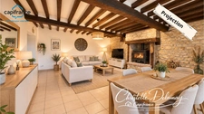 🏡 Maison au charme de la pierre et du bois – 110 m² La Pallu