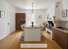 Maison en pierre 128 m² avec jardin et 2 garages à PRÉ-EN-PAIL