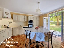 aint-Martin-de-Sanzay (79) – Renovated Stone House – 2,271 sq ft – Single-Level Living – Independent Studio – Outbuildings – 43,000 sq ft Land – Near Thouars and Saumur
