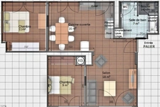 Appartement 3 pièces - proche gare - EVREUX (27)