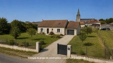 Terrain constructible d’environ 2200 m² – À 10 min de Loudun 
