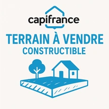 Terrain à projet avec permis d'aménager - 3 816m²