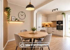 Maison 3 chambres avec jardin et garage 