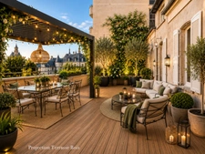 "Appartement 91 m² avec Terrasse exceptionnelle de 150 m² – " Une Maison dans le Ciel " - Plein Centre Nevers 