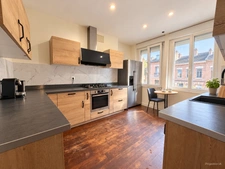 Maison familiale 6 chambres, jardin, garage + duplex loué 600 €/mois Centre de Saint-Just-en-Chaussée (Oise)