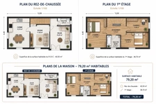 Maison avec jardin, 3 chambres et 2 stationnements NOGENT SUR OISE (60)