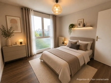 A vendre 5 pièces - Grand appartement familial de 96 m² avec 4 chambres et 2 loggias NOGENT SUR OISE (60)